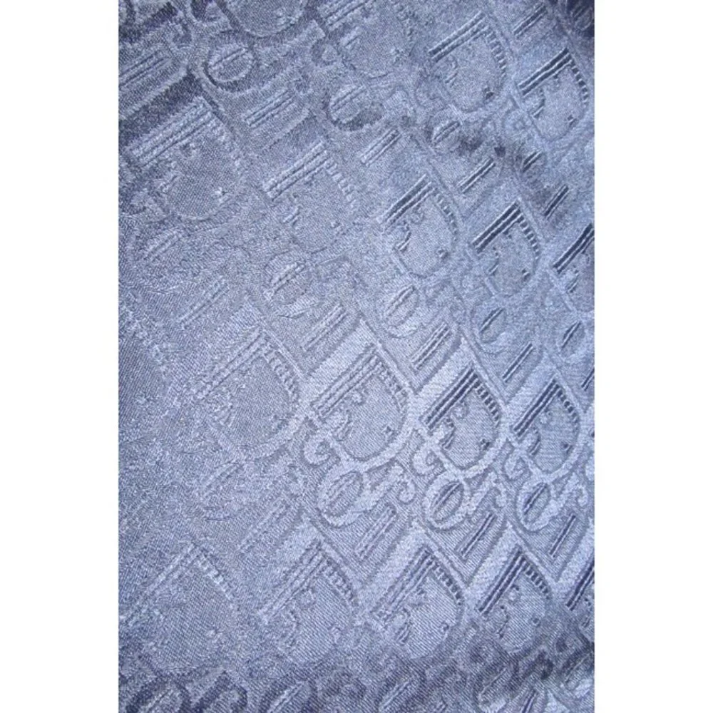 Dior Navy Oblique Trotter Print Logo Scarf Wrap